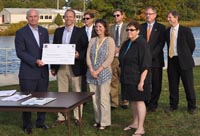 Press event photo: Bog Study recipients and partners Press event photo: Bog Study recipients and partners