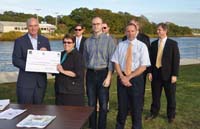 Cranberry Experiment Station recipients and partners Press event photo: Cranberry Experiment Station recipients and partners