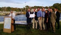 Press event photo: Red Brook recipients and partners Press event photo: Red Brook recipients and partners